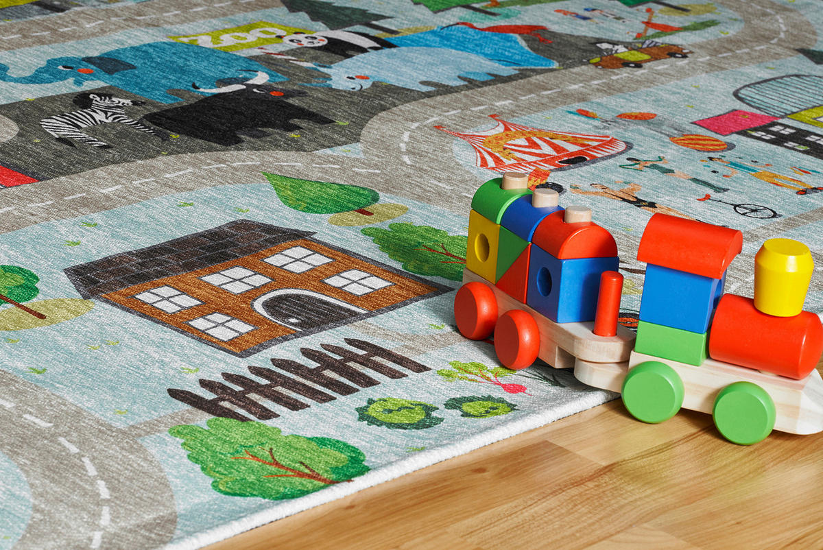 SPIELTEPPICH 80/120 cm My Torino Kids  - Multicolor, Trend, Textil (80/120cm) - Ben'n'jen