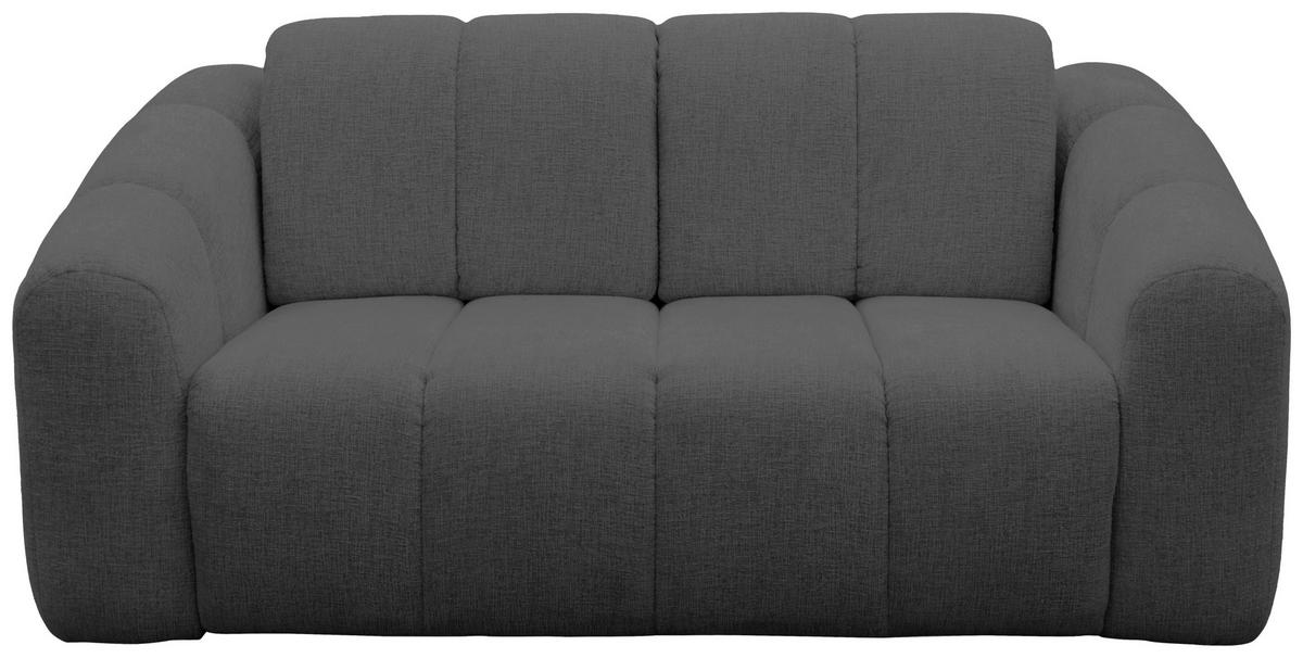 SCHLAFSOFA Chenille Grau  - Beige/Schwarz, MODERN, Kunststoff/Textil (192/85/110cm) - Livetastic