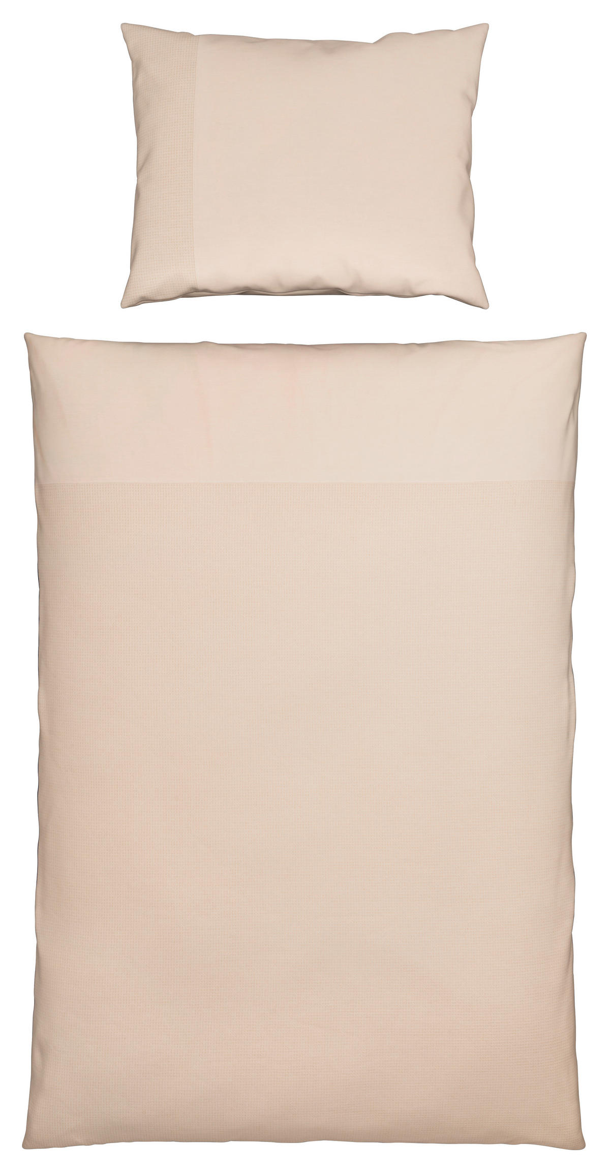 BETTWÄSCHE Waffelpiqué  - Hellbraun, Design, Textil (140ml) - Esposa