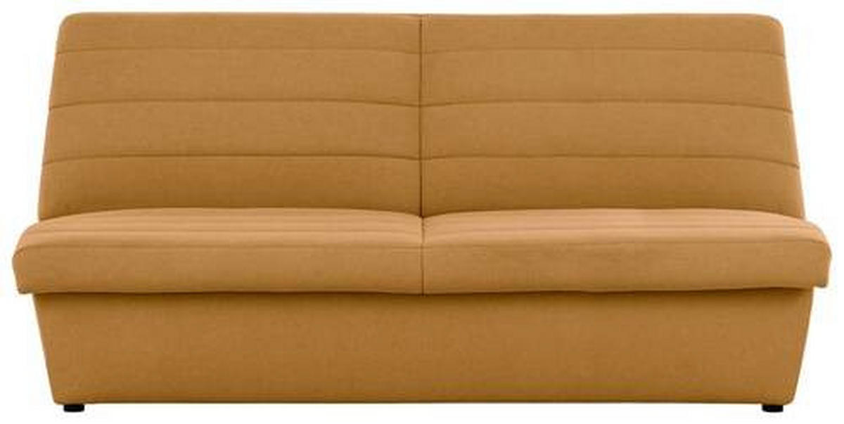 2-SITZER-SOFA Webstoff Senfgelb  - Senfgelb/Schwarz, Design, Kunststoff/Textil (185/92/103cm) - LOOKS by W.Joop
