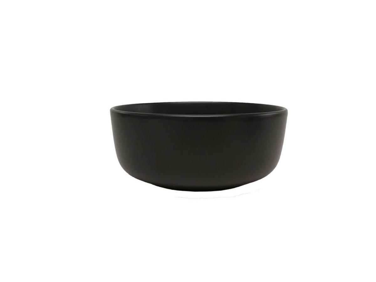 MÜSLISCHALE Salerno  - Schwarz, Trend, Keramik (16,5/7cm) - Novel