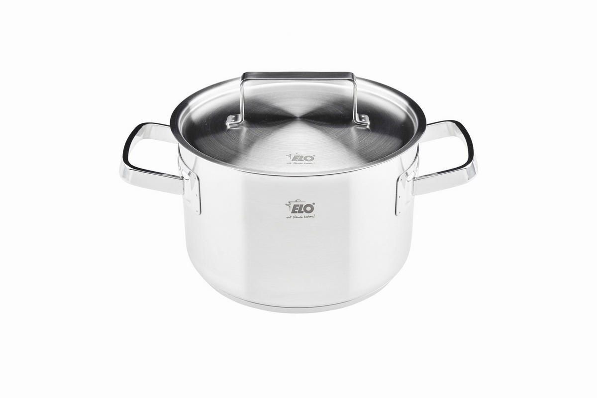 TOPFDECKEL  16 cm  - Edelstahlfarben, Basics, Metall (16cm) - ELO