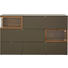 HIGHBOARD 180/105/43 cm - Edelstahlfarben/Eichefarben, Design, Holz/Holzwerkstoff (180/105/43cm) - Venjakob HIGHBOARD 180/105/43 cm - Edelstahlfarben/Eichefarben, Design, Holz/Holzwerkstoff (180/105/43cm) - Venjakob