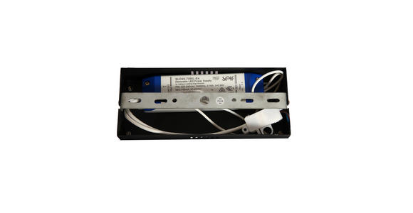 LED-DECKENLEUCHTE - Schwarz, Design, Kunststoff/Metall (50/40/6cm) - Ambiente
