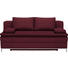 BOXSPRINGSOFA in Textil Weinrot - Chromfarben/Weinrot, Design, Textil/Metall (200/93/107cm) - Novel BOXSPRINGSOFA in Textil Weinrot - Chromfarben/Weinrot, Design, Textil/Metall (200/93/107cm) - Novel