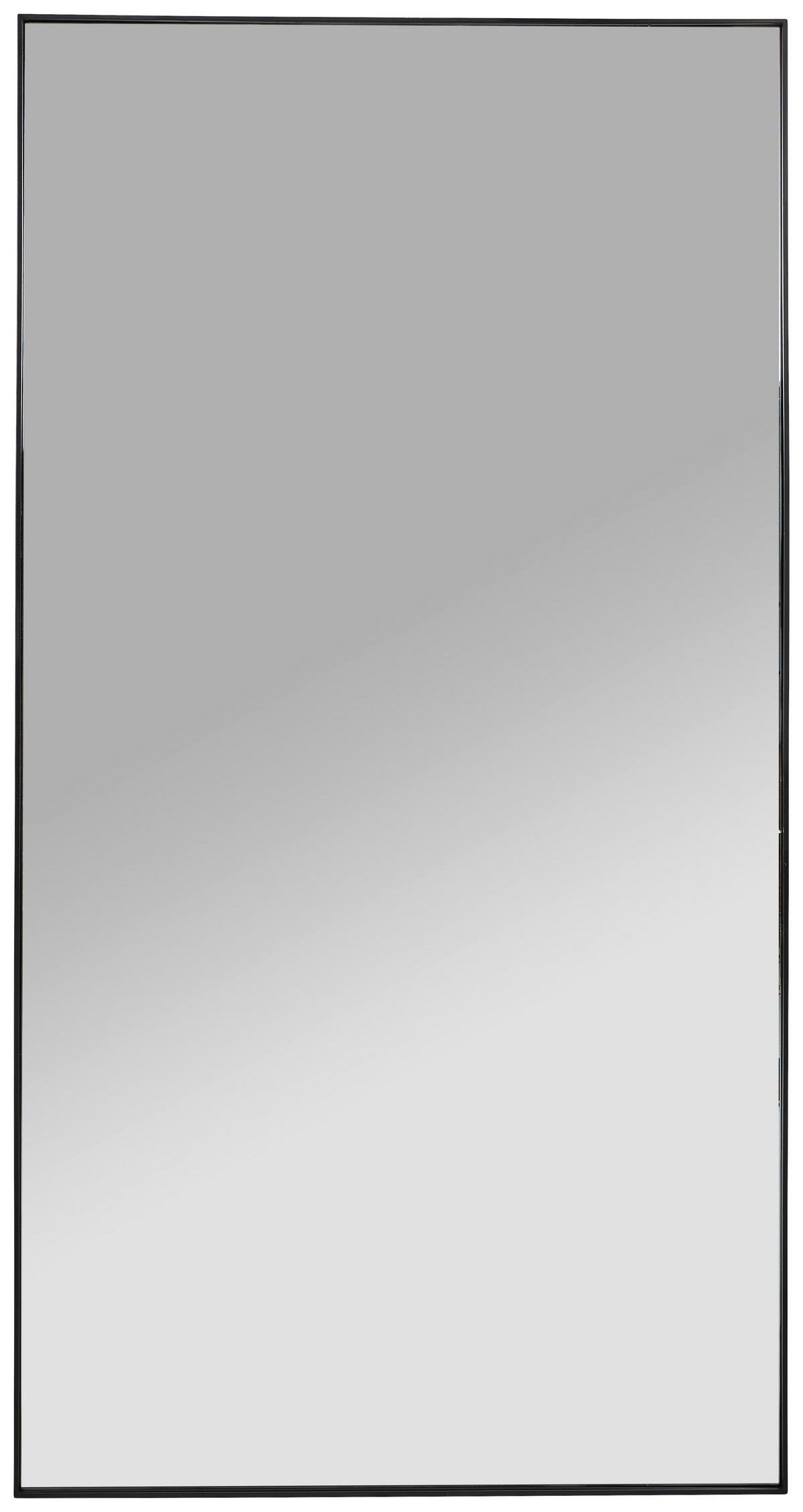 WANDSPIEGEL 110/210/3 cm    in rechteckig  - Schwarz, Design, Glas/Holzwerkstoff (110/210/3cm) - MID.YOU