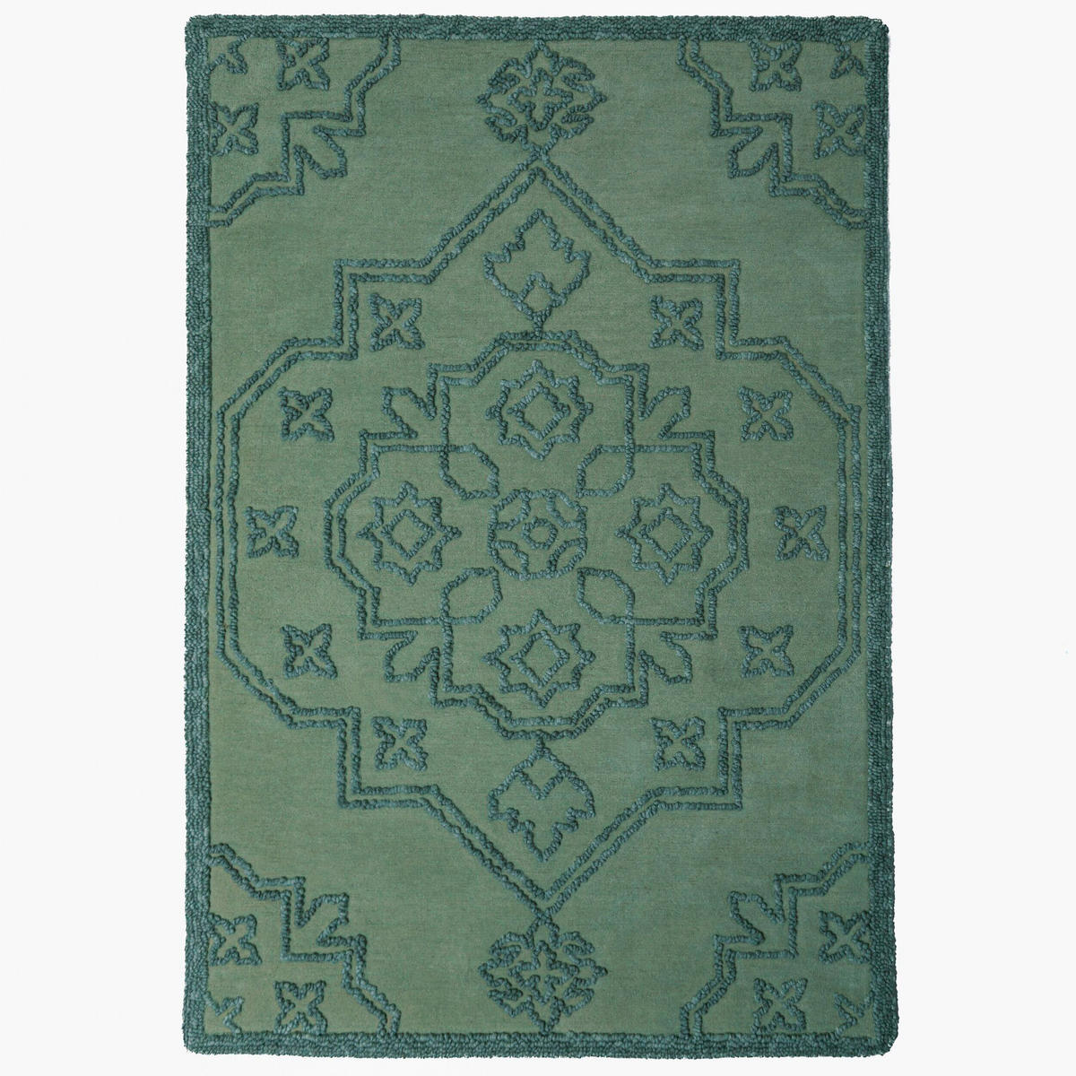 WOLLTEPPICH 140/200 cm Pastellblau  - Pastellblau, Basics, Textil (140/200cm) - Flair Rugs