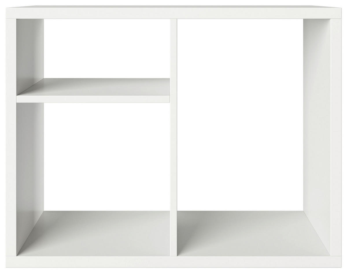 REGAL Weiß  - Weiß, Basics, Holzwerkstoff (75/58/34cm) - MID.YOU