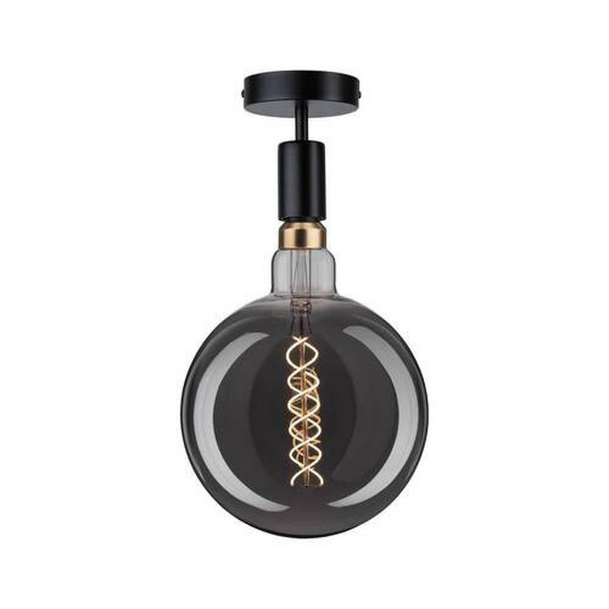 SCHIENENSYSTEM-STRAHLER - Schwarz, Basics, Metall (10,0/12,5cm) - Paulmann