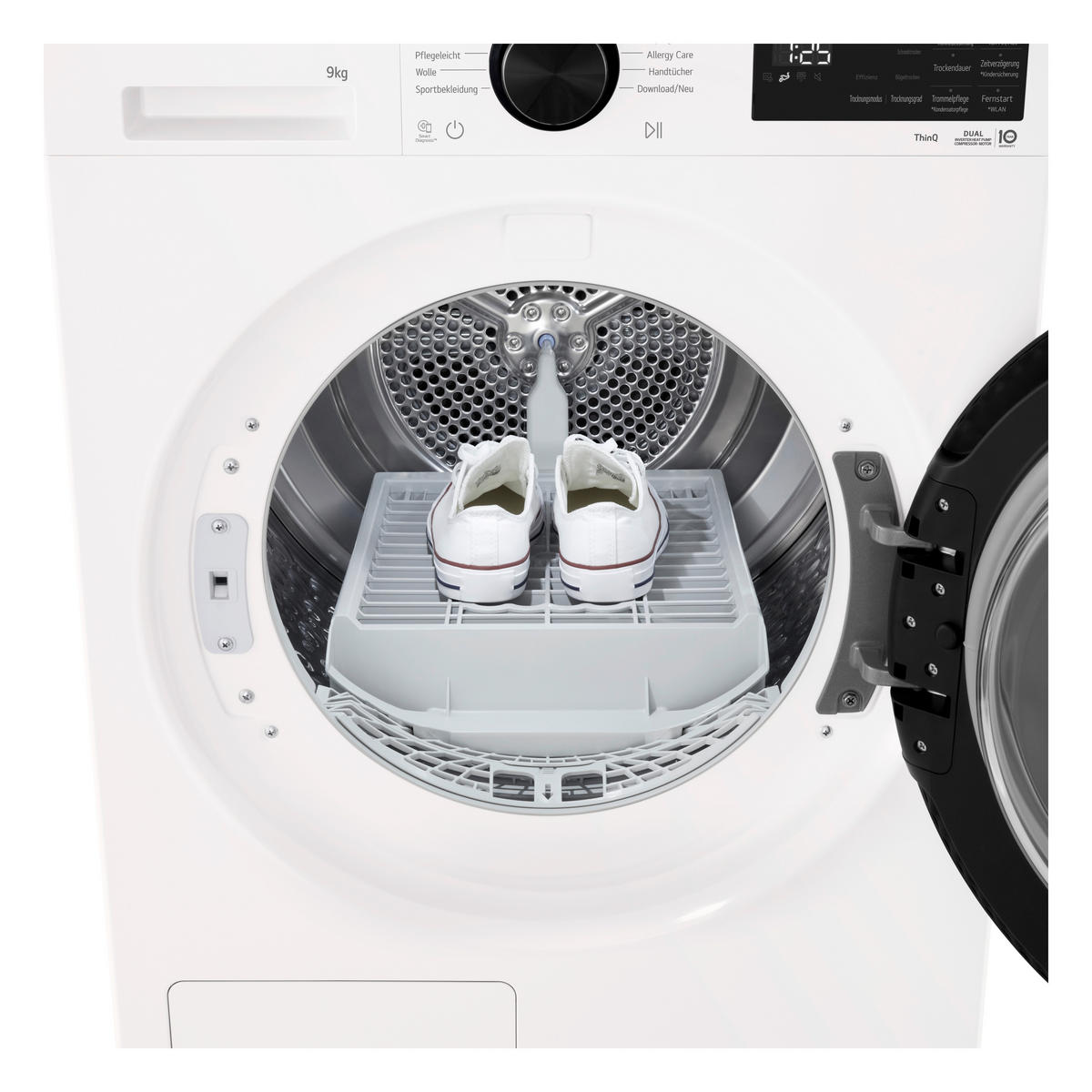 WÄRMEPUMPENTROCKNER RT90X7  - Weiß, Basics, Metall (60/85/66cm) - LG