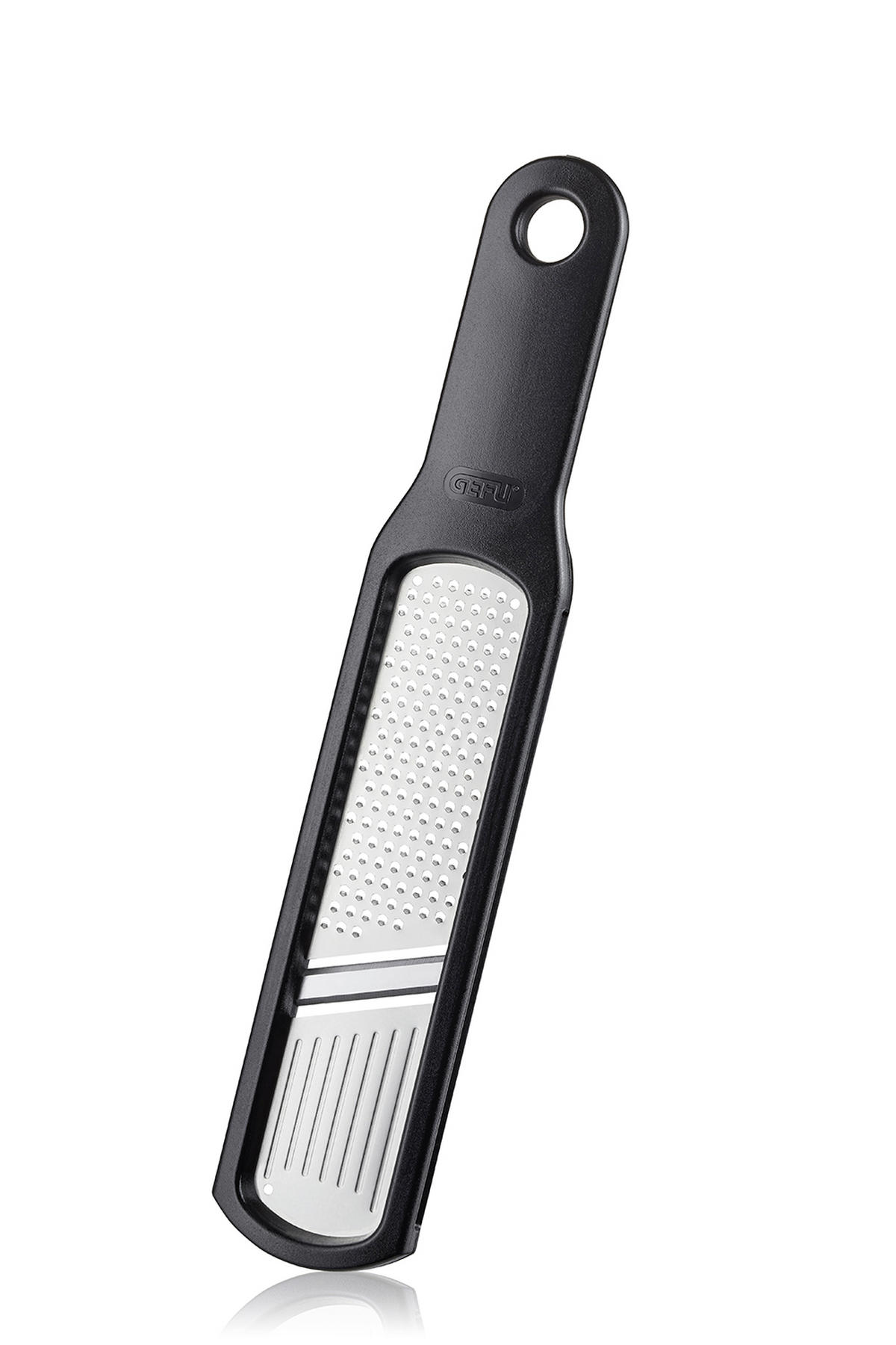 REIBE  - Edelstahlfarben/Schwarz, Basics, Kunststoff/Metall (23/4,5/3,6cm) - Gefu