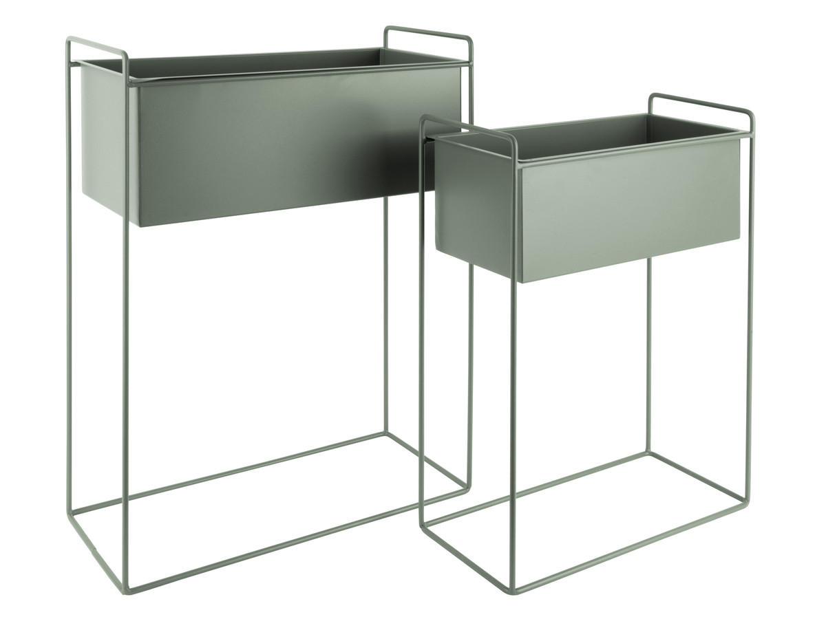 ÜBERTOPF-SET  - Grün, KONVENTIONELL, Metall - Present Time