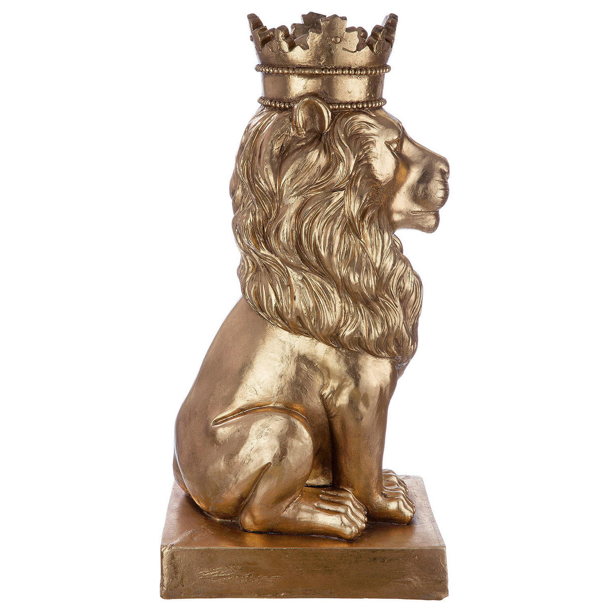 SKULPTUR - Goldfarben, Basics, Stein (25/70/37cm)