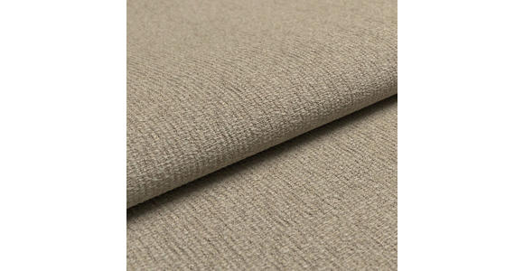 ECKSOFA  in Flachgewebe Hellbraun  175-224/255-365 cm  - Hellbraun/Schwarz, Design, Textil/Metall (175-224/255-365cm) - Dieter Knoll