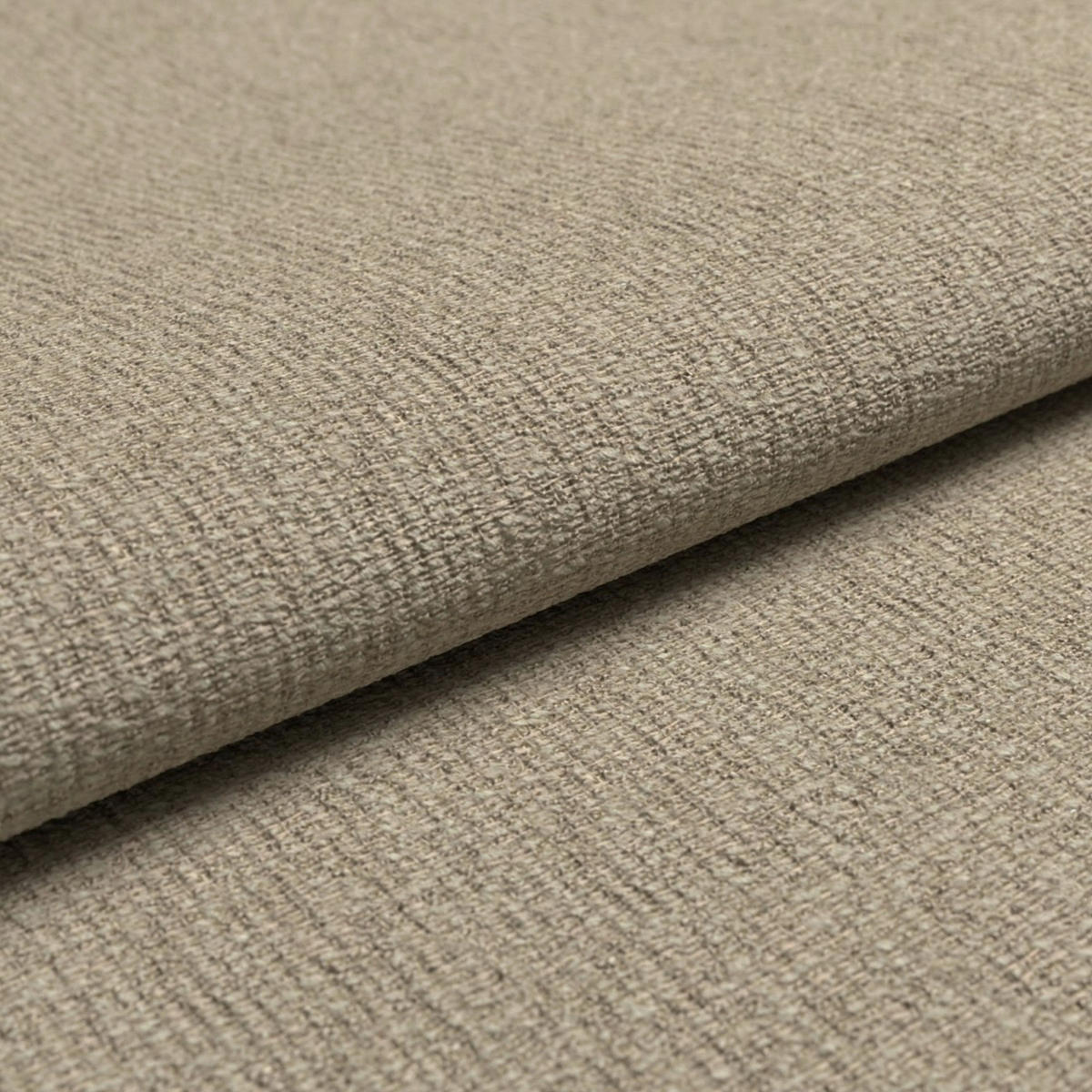 ECKSOFA  in Flachgewebe Hellbraun  175-224/255-365 cm  - Hellbraun/Schwarz, Design, Textil/Metall (175-224/255-365cm) - Dieter Knoll