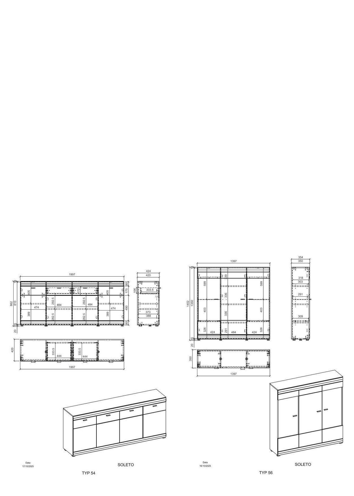 WOHNWAND 2-teilig  in Graphitfarben, Eichefarben   - Eichefarben/Graphitfarben, Design, Glas/Holzwerkstoff - MID.YOU
