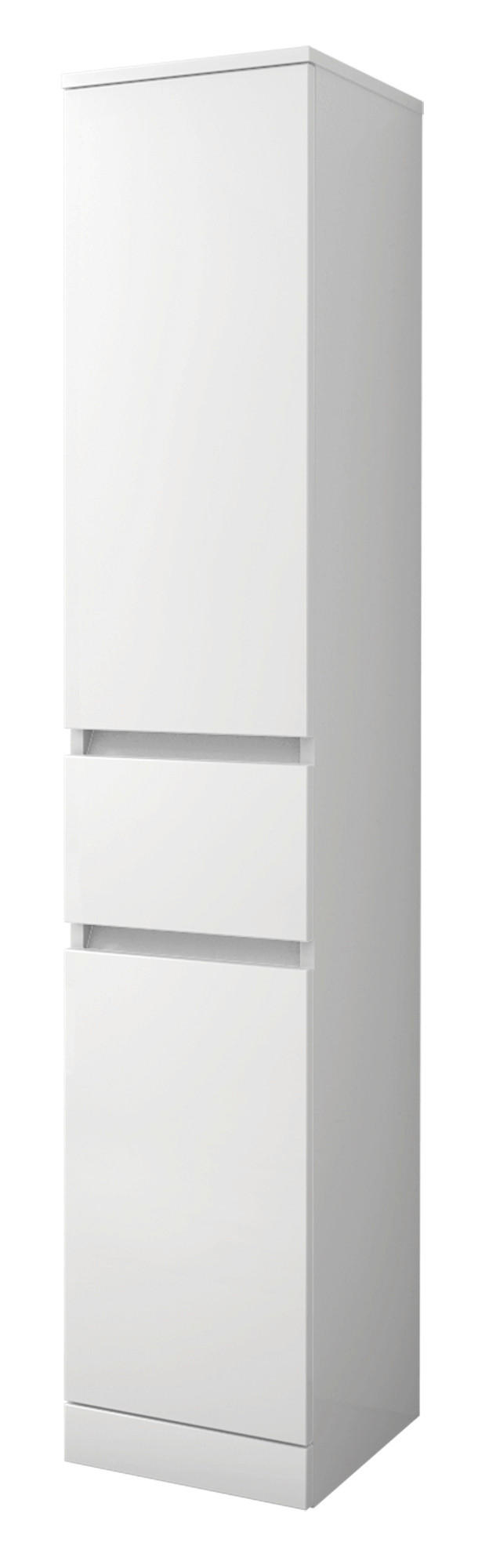 Dulap Baie Mediu  - alb, Basics, material pe bază de lemn (30cm) - Welnova