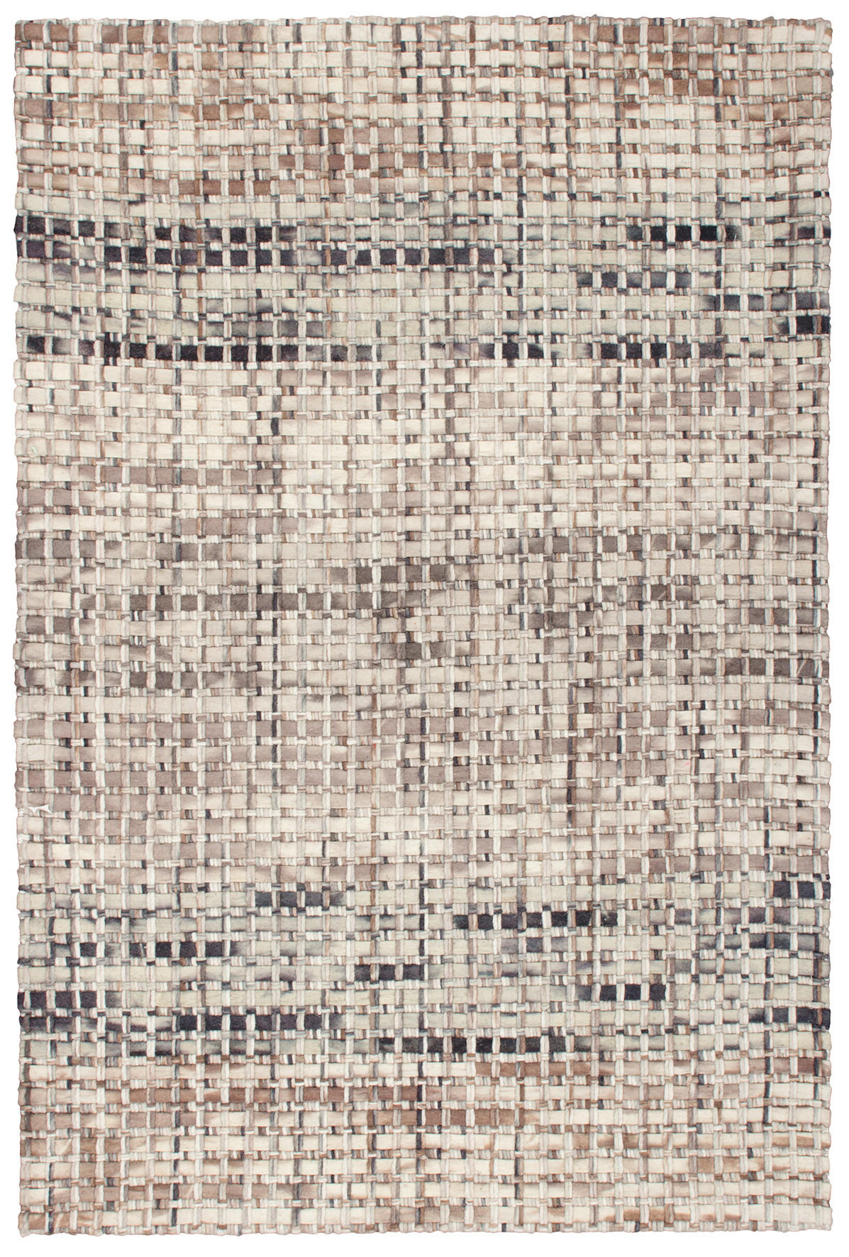 COVOR ȚESUT DE MÂNĂ    - taupe, Basics, textil (200/290cm) - Obsession
