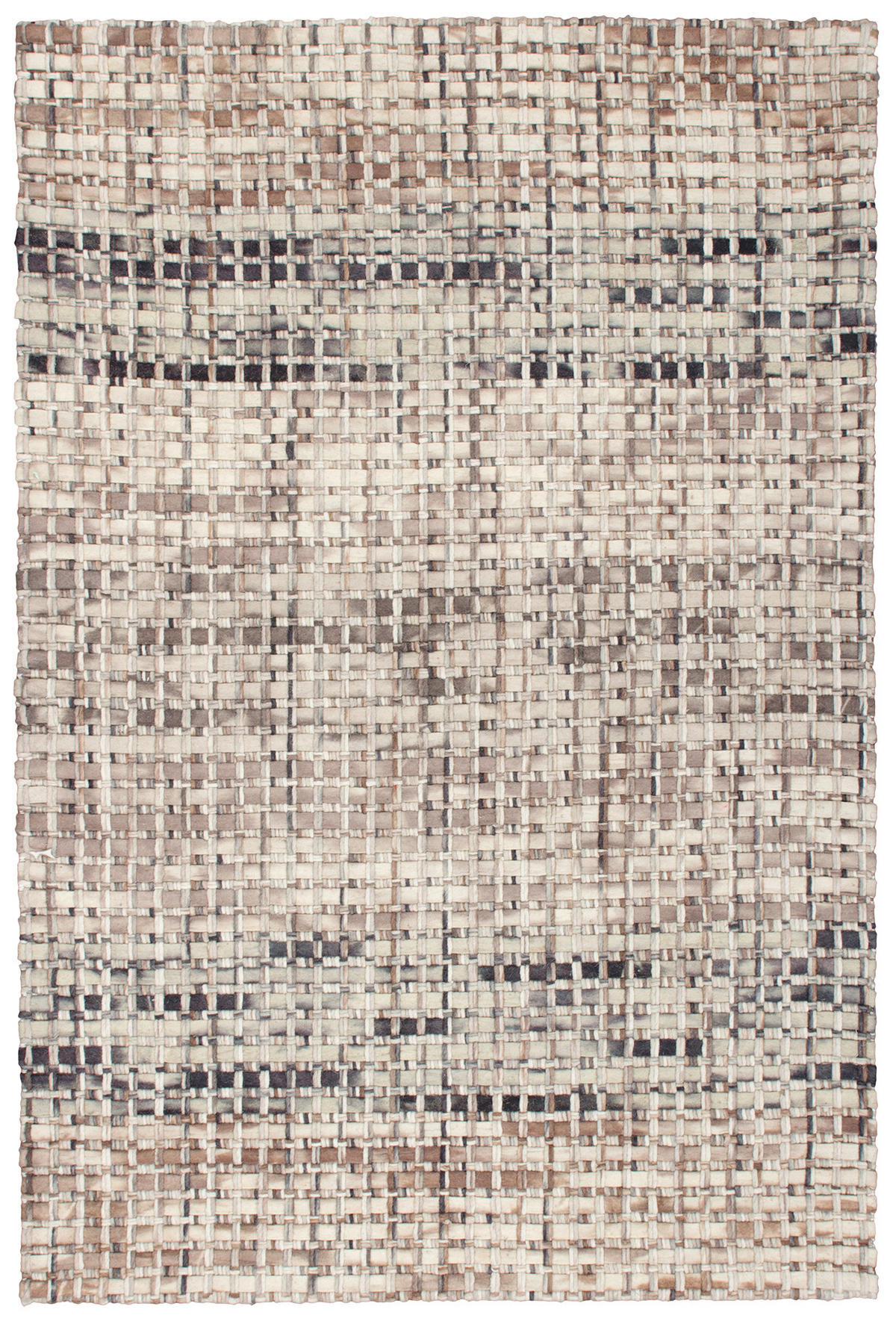 COVOR ȚESUT DE MÂNĂ    - taupe, Basics, textil (160/230cm) - Obsession