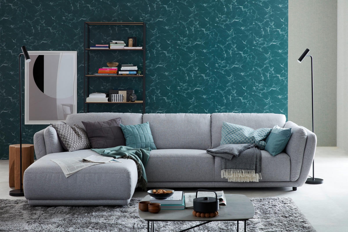 HOCHFLORTEPPICH 67/130 cm Heaven Grau  - Grau, KONVENTIONELL, Textil (67/130cm) - Schöner Wohnen