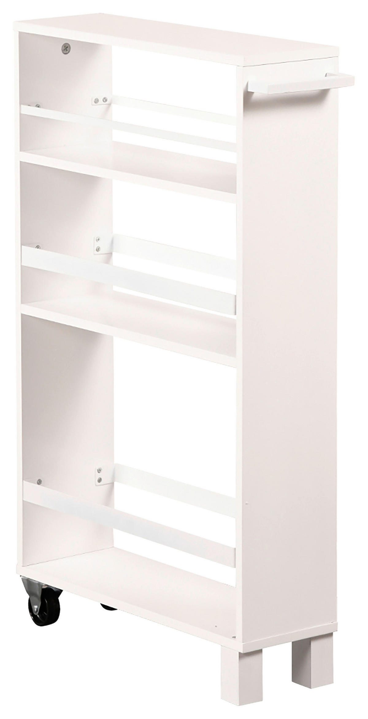 SERVIERWAGEN Weiß  - Weiß, Basics, Holz/Kunststoff (50/15/79cm) - Kesper