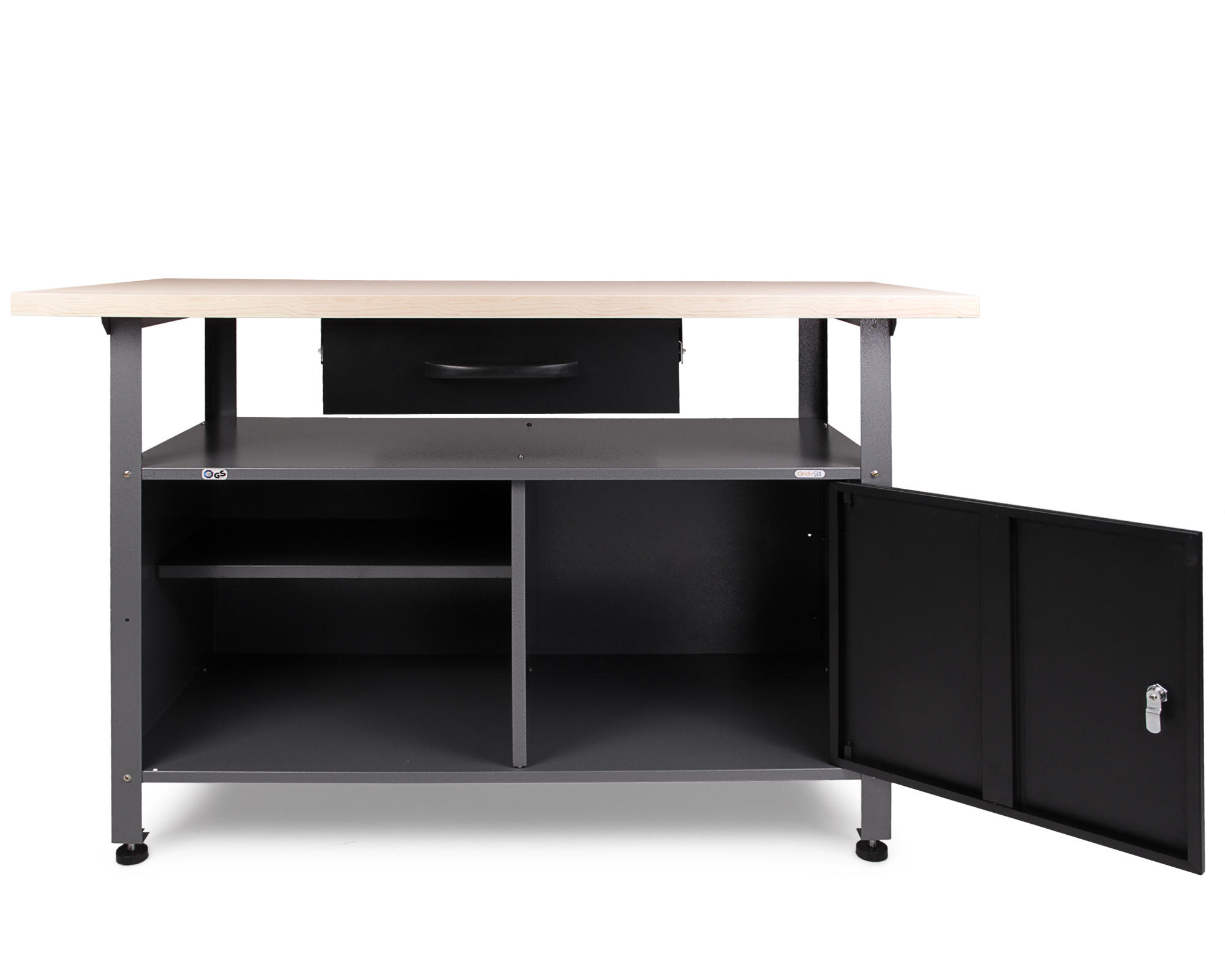 WERKBANK - Grau, Basics, Holz/Metall (120/85/60cm) - Ambia Garden