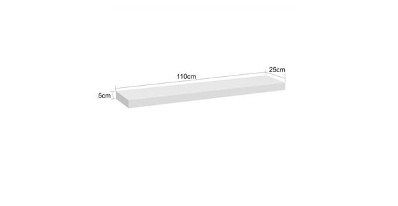 WANDBOARD Holzwerkstoff Kaschmir  - Kaschmir, Basics, Holzwerkstoff (110/5/25cm) - Xora