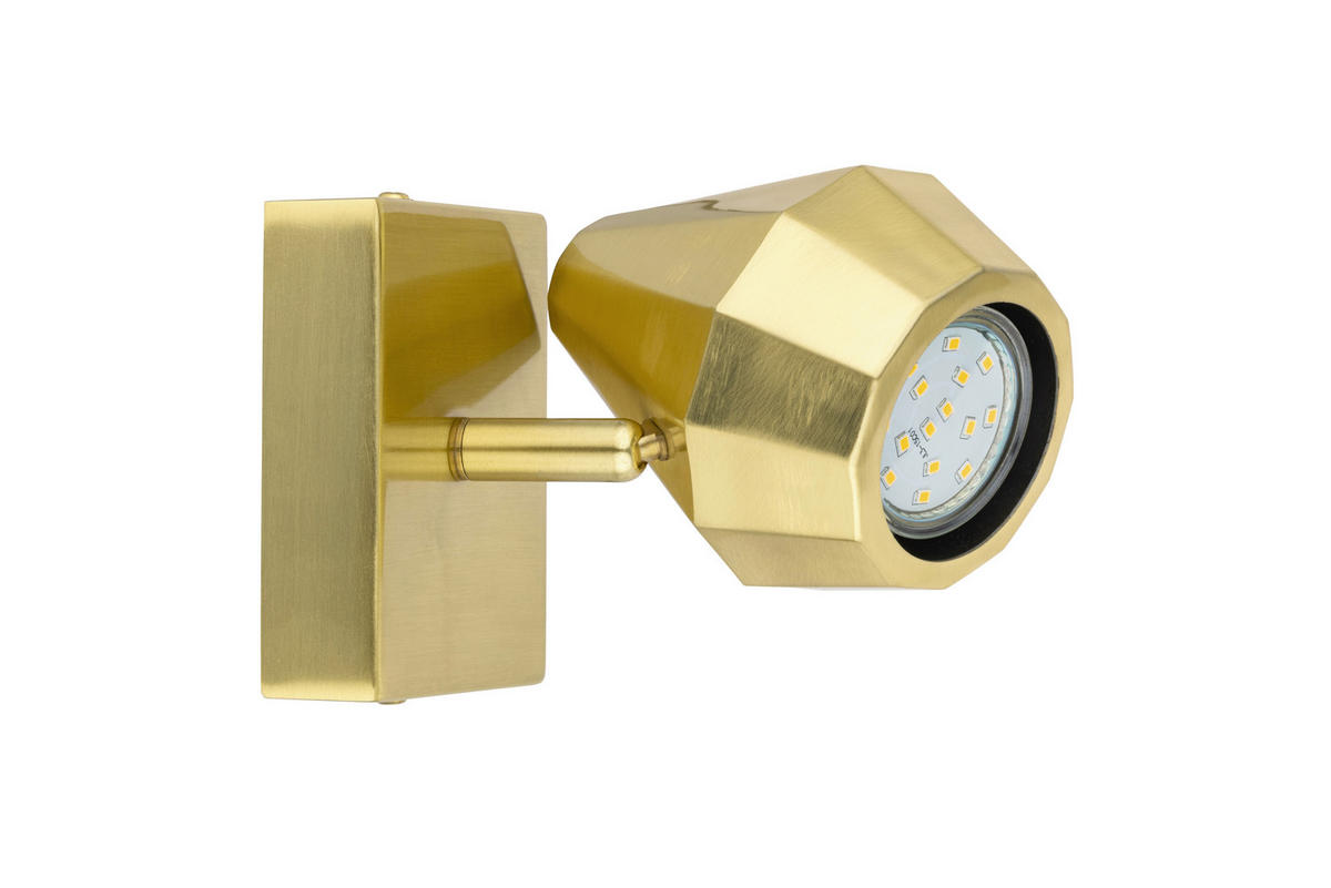 WANDLEUCHTE 15/10/13 cm  - Messingfarben, Trend, Metall (15/10/13cm) - Collett's Monde