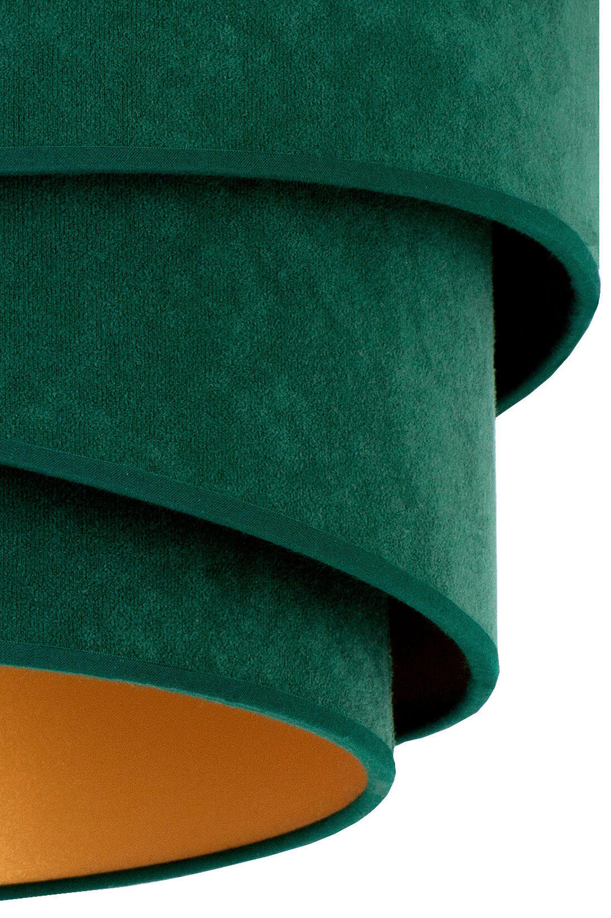 DECKENLEUCHTE Kobo 45/24 cm   - Waldgrün, Design, Textil (45/24cm)