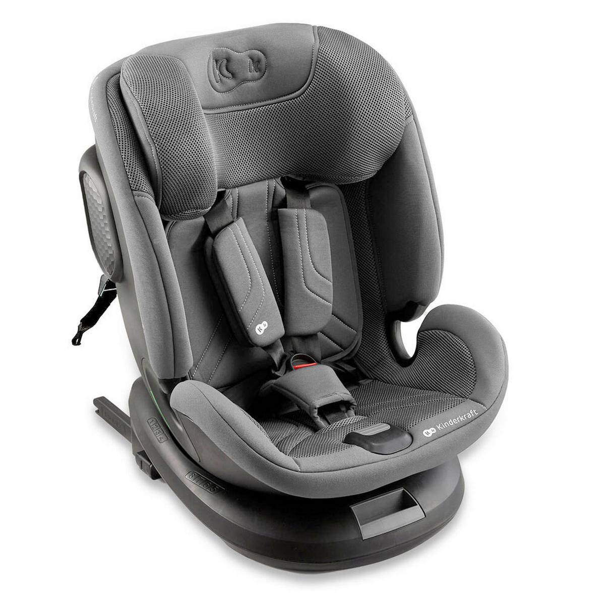 DJEČJA AUTOSJEDALICA   - siva, Basics, tekstil/plastika (56/66/46cm) - kinderkraft
