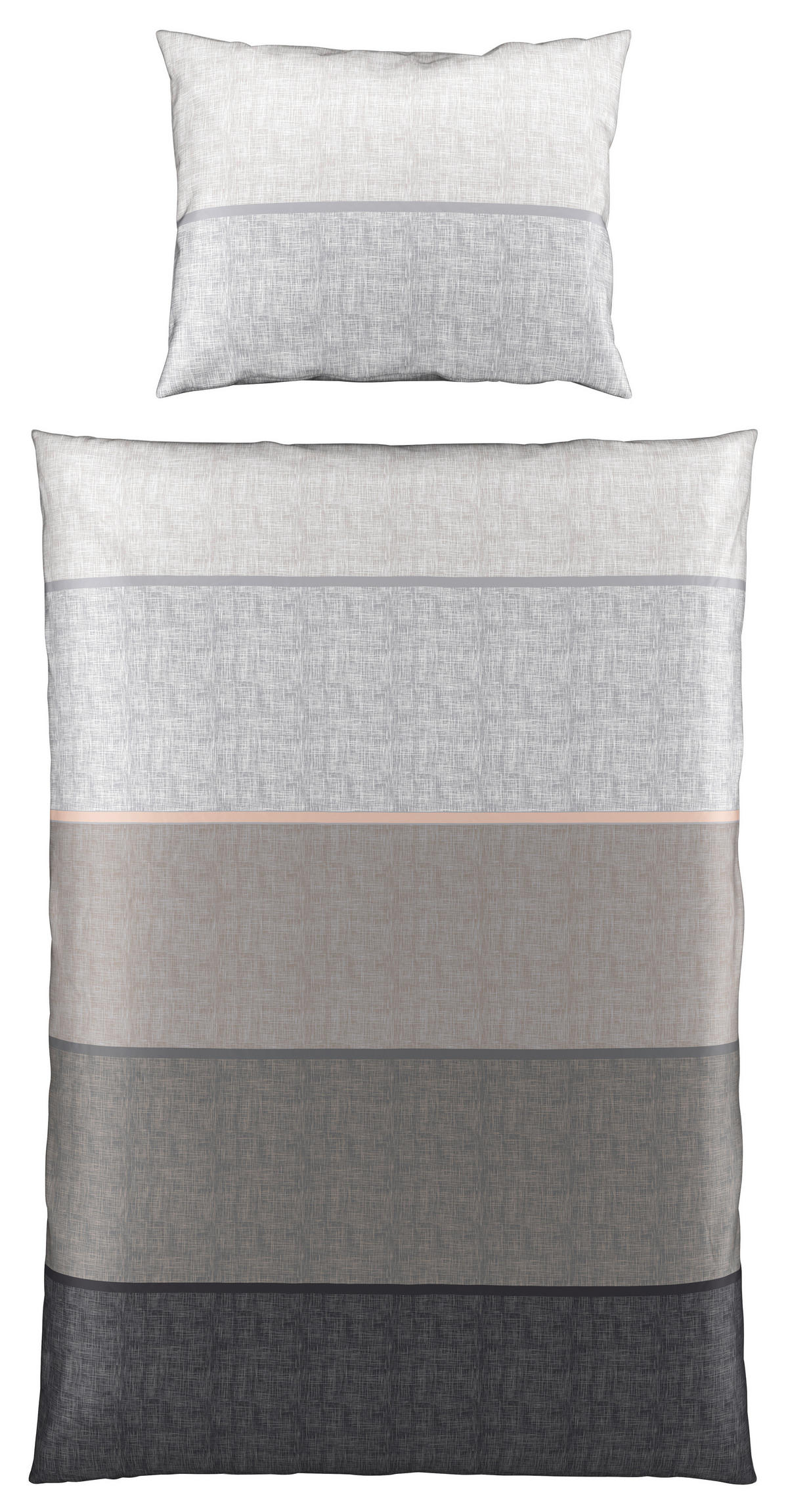 ÁGYNEMŰHUZAT-GARNITÚRA 140/200 cm  - szürke, Konventionell, textil (140/200cm) - Bio:Vio