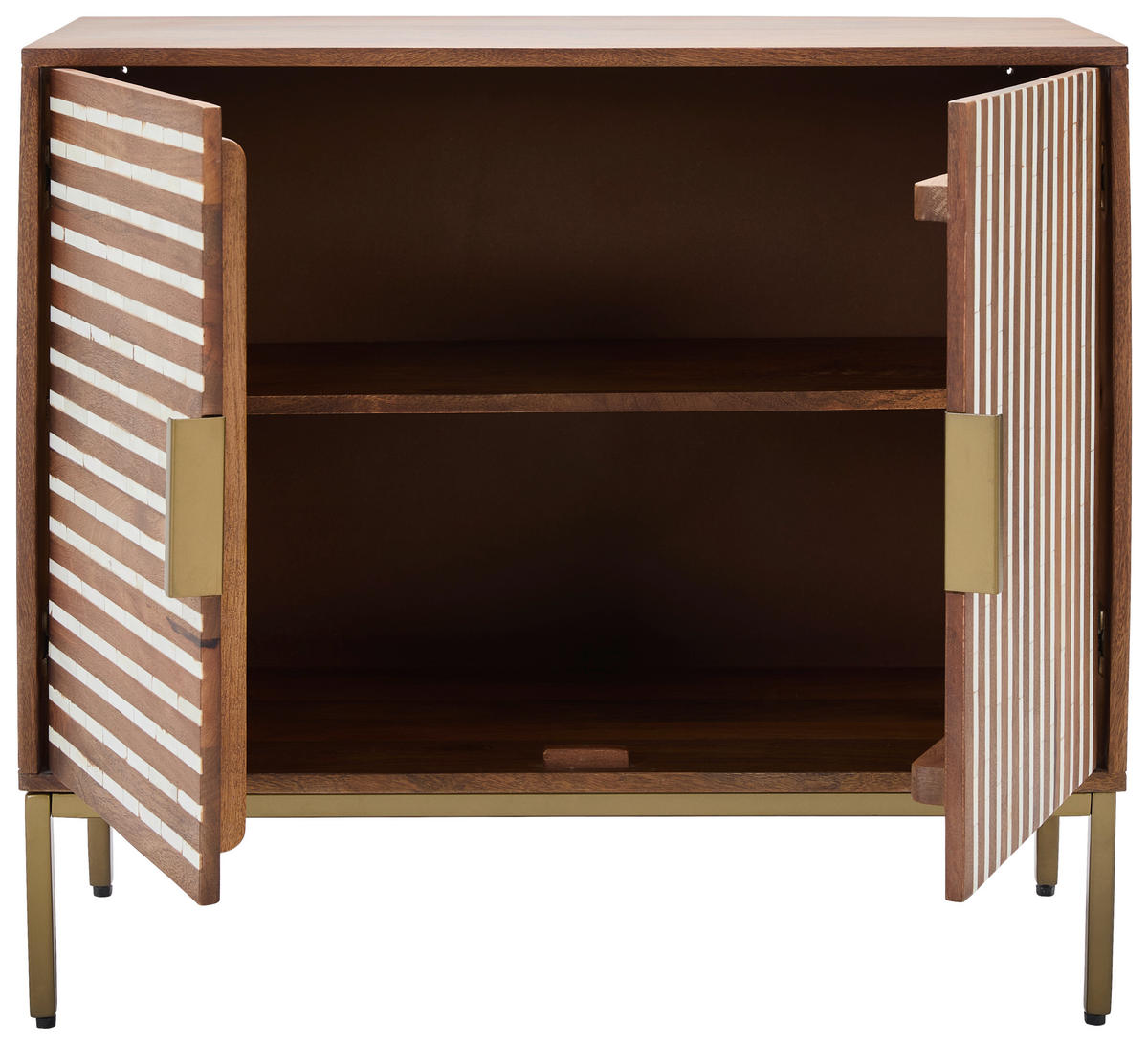 KOMMODE  in 85/75/40 cm  - Schwarz/Honig, LIFESTYLE, Holz/Kunststoff (85/75/40cm) - Livetastic