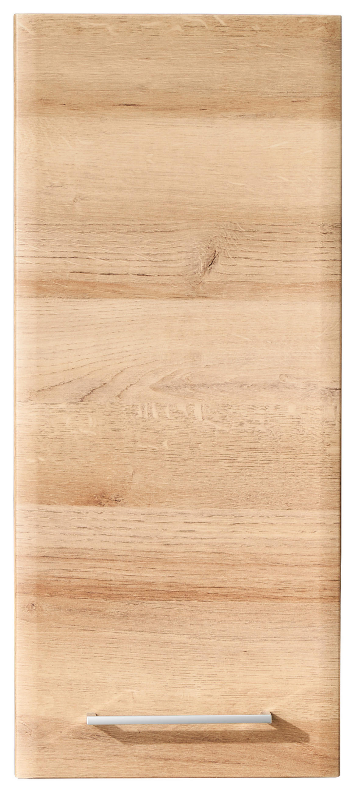 FALISZEKRÉNY 30/70/20 cm  - krómszínű/tölgyfa színű, Konventionell, faalapú anyag/üveg (30/70/20cm) - Xora