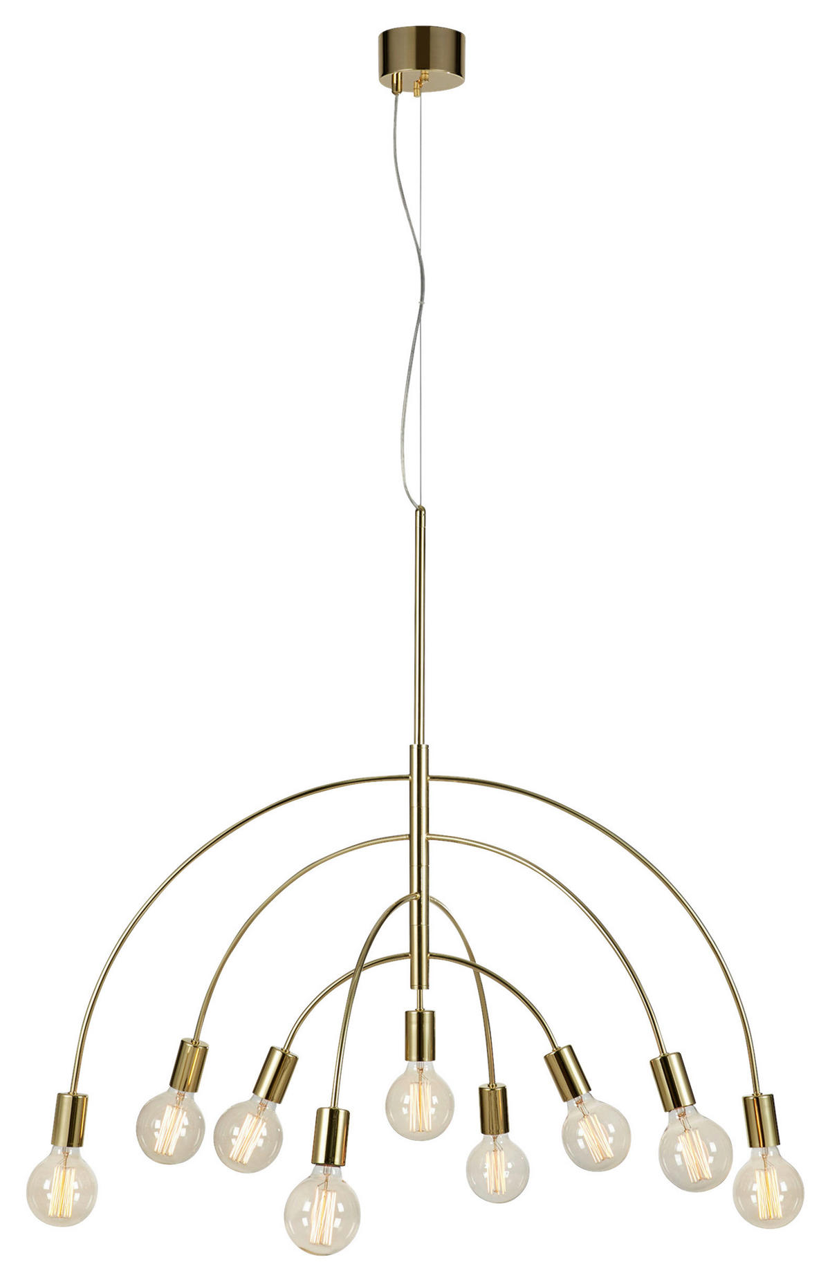 HÄNGELEUCHTE LAVELLO 94,5/89 cm   - Messingfarben, Basics, Metall (94,5/89cm) - Markslöjd