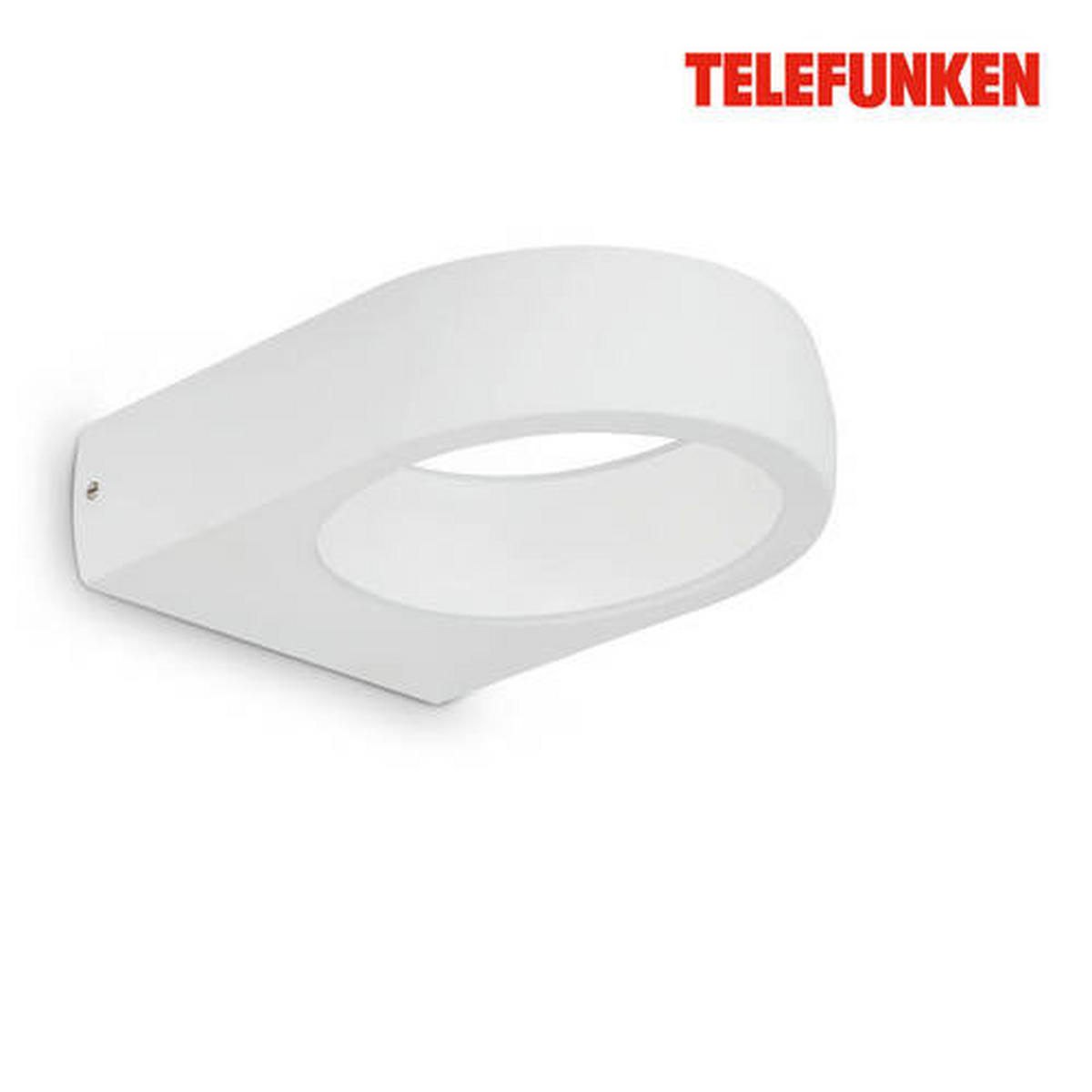 ZUNANJA STENSKA SVETILKA     17,5/14,5/4,5 cm          - bela, Basics, kovina/umetna masa (17,5/14,5/4,5cm)