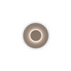 LED-WANDLEUCHTE BUD 24/5 cm   - Cappuccino, Design, Metall (24/5cm) - Helestra