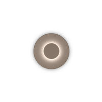 LED-WANDLEUCHTE BUD 24/5 cm   - Cappuccino, Design, Metall (24/5cm) - Helestra