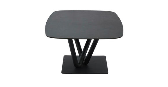 COUCHTISCH 120/70/41 cm Anthrazit, Schwarz - Anthrazit/Schwarz, Design, Keramik/Metall (120/70/41cm) - Novel