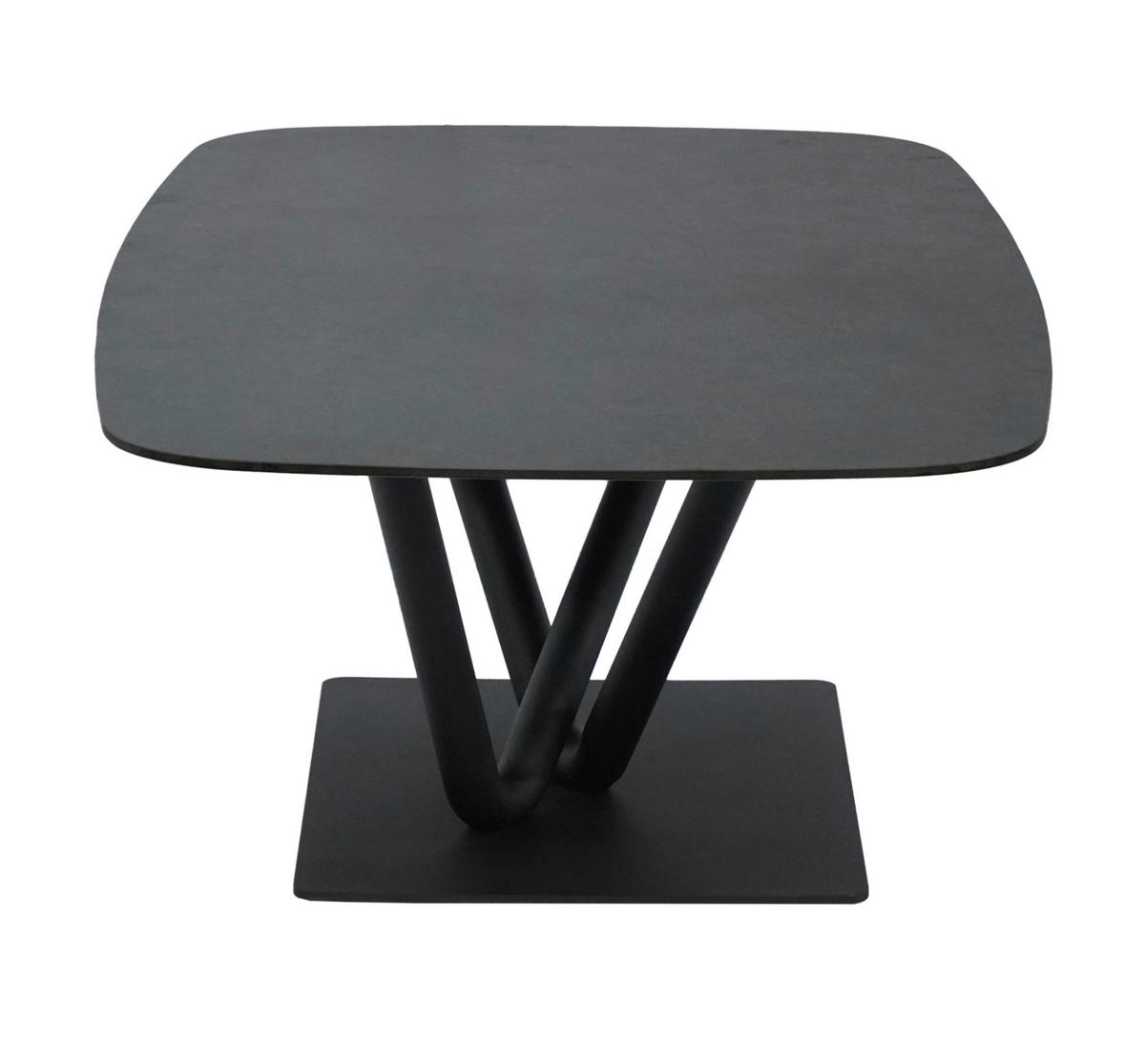 COUCHTISCH 120/70/41 cm Schwarz, Anthrazit  - Anthrazit/Schwarz, Design, Keramik/Metall (120/70/41cm) - Novel