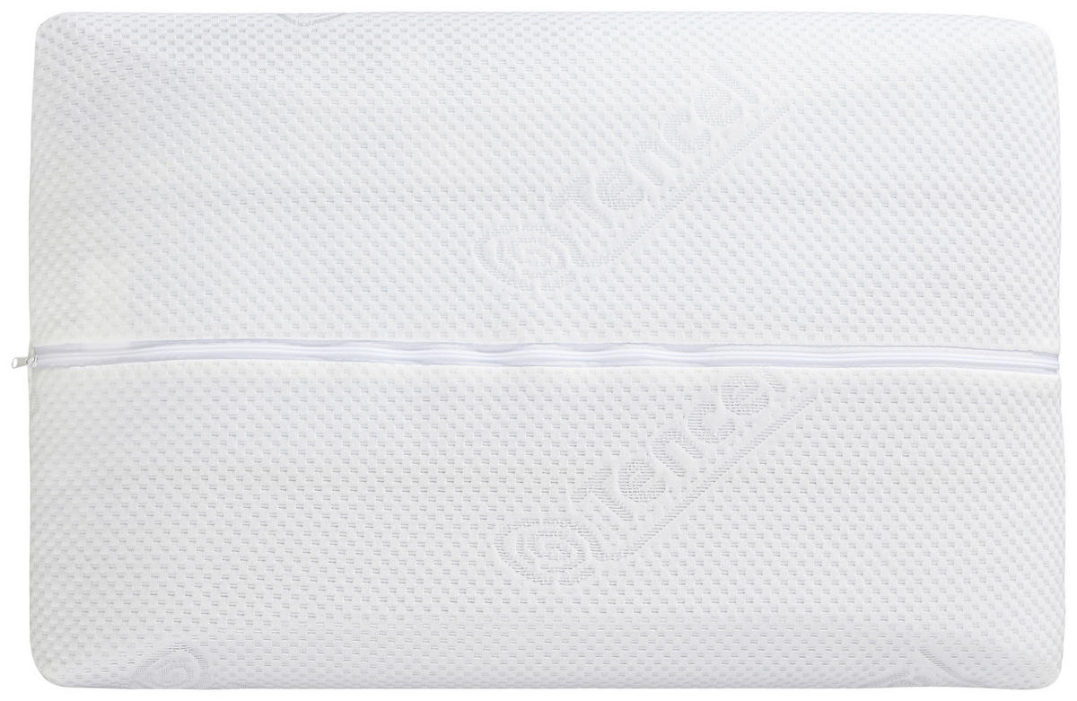 ŠÍJOVÝ OPĚRNÝ POLŠTÁŘ 60/40/9 cm - bílá, Basics, textil (60/40/9cm) - Swedish Line