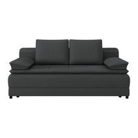 SCHLAFSOFA in Webstoff Graphitfarben  - Schwarz/Graphitfarben, Modern, Kunststoff/Textil (202/73-92/105cm) - MID.YOU