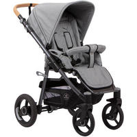 KINDERWAGEN Lux Evo  - Anthrazit/Grau, Basics, Textil/Metall (80/62/43cm) - Naturkind
