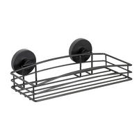 DUSCHREGAL 26/6,5/14 cm  - Schwarz, Basics, Metall (26/6,5/14cm) - Wenko