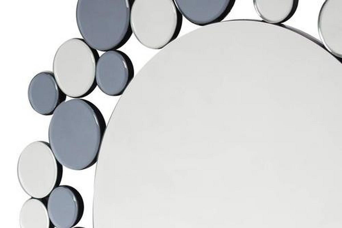 WANDSPIEGEL 80/80/5 cm  - Silberfarben/Grau, Basics, Glas/Metall (80/80/5cm) - Kayoom
