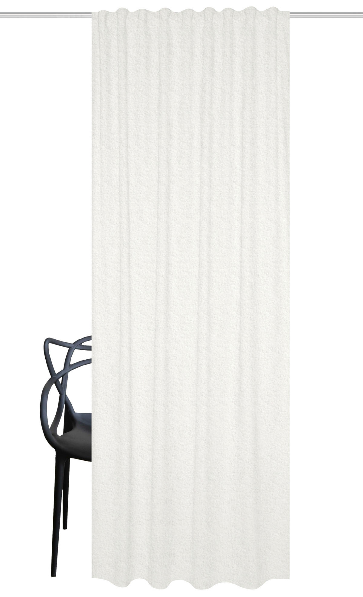 FERTIGVORHANG blickdicht  - Creme, Basics, Textil (135/245cm)