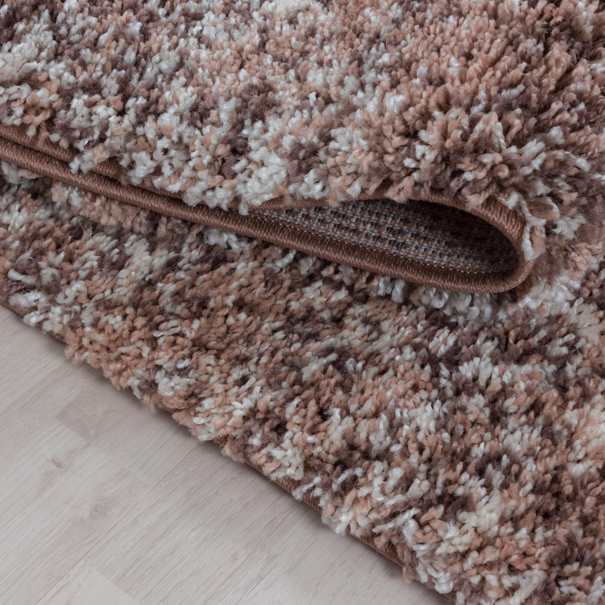 HOCHFLORTEPPICH 80/80 cm Enjoy Beige  - Beige, KONVENTIONELL, Textil (80/80cm) - Novel