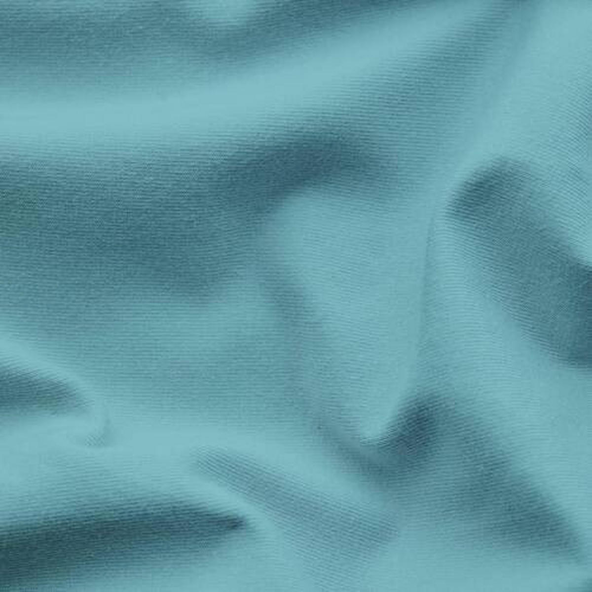 TOPPER-SPANNBETTTUCH PURE Jersey  - Türkis, Basics, Textil (180-200/200-220cm) - Schlafgut