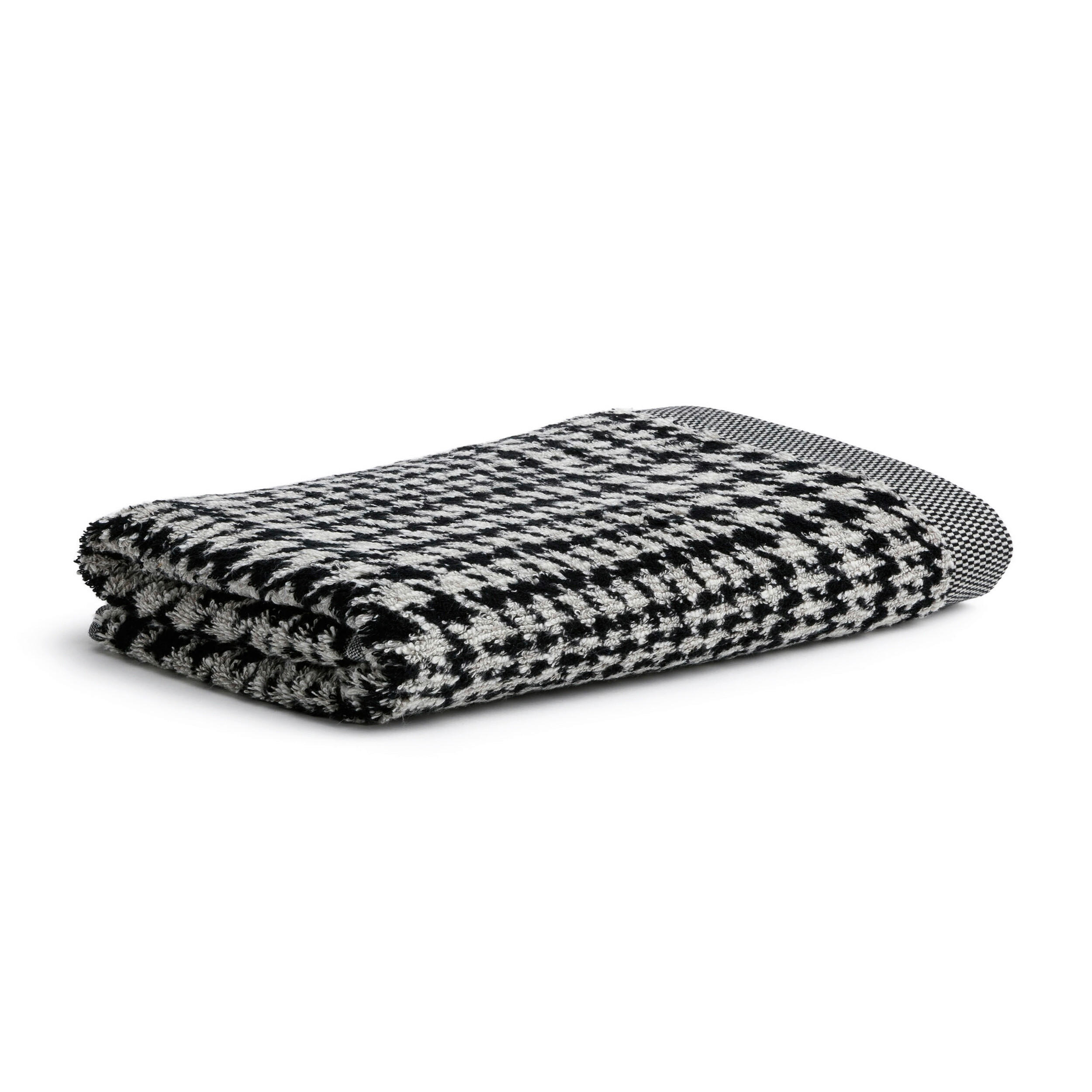 DUSCHTUCH 80/150 cm BROOKLYN  - Schwarz, Basics, Textil (80/150cm) - Moeve
