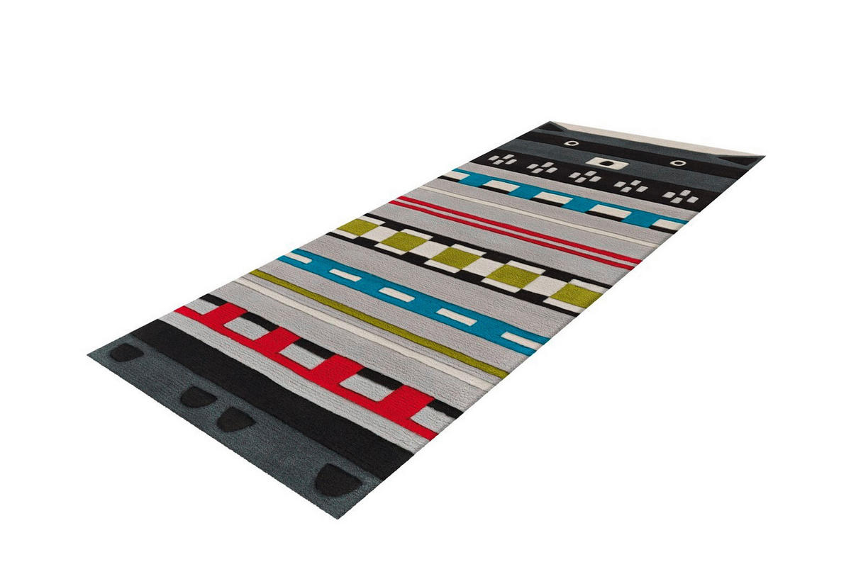 FLACHWEBETEPPICH 75/160 cm Multicolor  - Multicolor, Design, Textil (75/160cm) - Novel