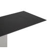 ESSTISCH Anthrazit, Edelstahlfarben rechteckig  ausziehbar  - Edelstahlfarben/Anthrazit, Design, Keramik/Metall (120-179/80/76cm) - Novel